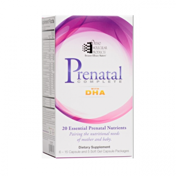 Prenatal Complete with DHA by Ortho Molecular Products